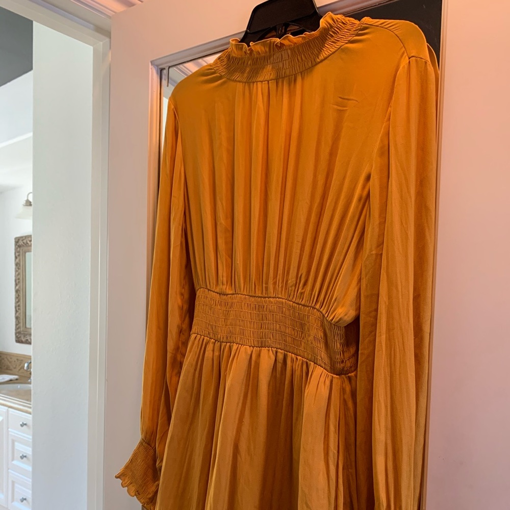 Mustard yellow sun dress